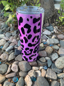 Leopard Split  Stainless Steel Tumbler